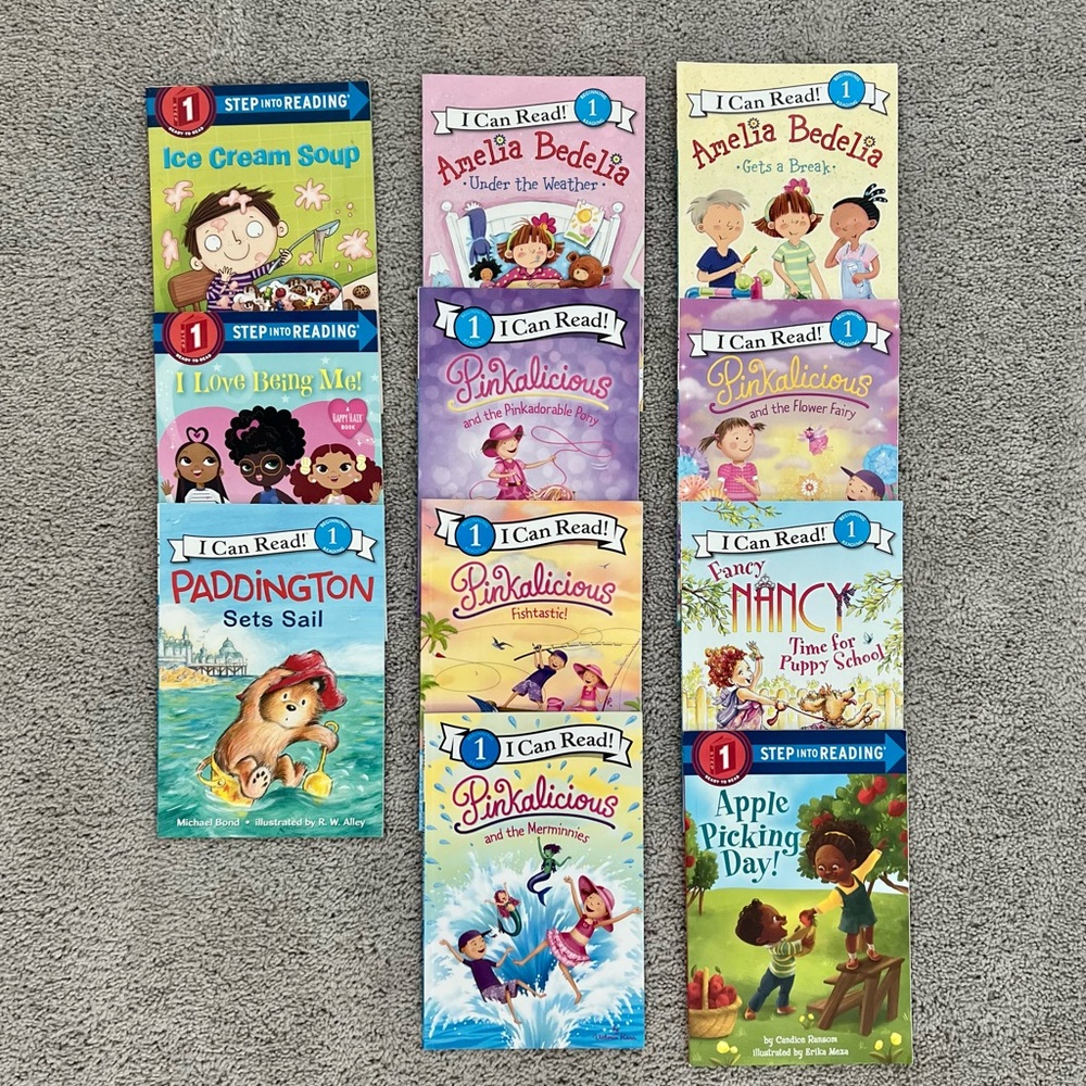 I Can Read / Step Into Reading Children Learning Books - Level 1